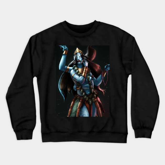 Goddess Kali Collection Crewneck Sweatshirt by Beckley Art